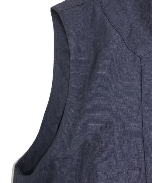 PRADA（プラダ）PRADA (プラダ) シルクリネンジレ ネイビー サイズ:40の古着・服飾アイテム