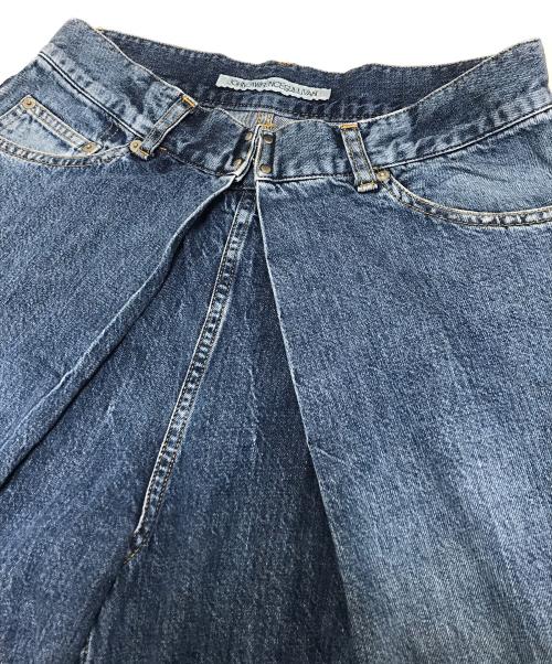 JOHN LAWRENCE SULLIVAN（ジョン ローレンス サリバン）JOHN LAWRENCE SULLIVAN (ジョン ローレンス サリバン) WASHED DENIM WIDE PANTS インディゴ サイズ:44の古着・服飾アイテム