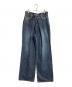 JOHN LAWRENCE SULLIVAN（ジョン ローレンス サリバン）の古着「WASHED DENIM WIDE PANTS」｜インディゴ