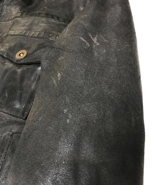 Timberland（ティンバーランド）Timberland (ティンバーランド) フライトレザージャケット ブラウン サイズ:Mの古着・服飾アイテム