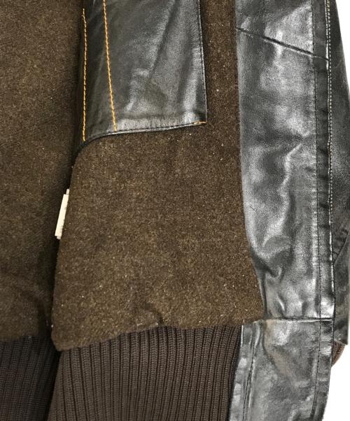 Timberland（ティンバーランド）Timberland (ティンバーランド) フライトレザージャケット ブラウン サイズ:Mの古着・服飾アイテム