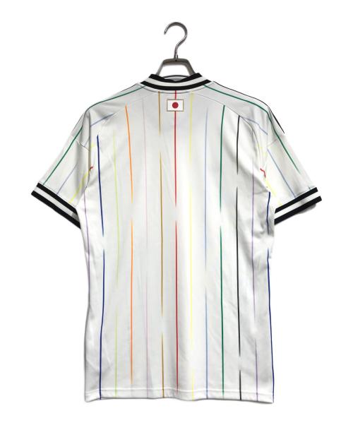 adidas（アディダス）adidas (アディダス) ゲームシャツ アイボリー サイズ:Mの古着・服飾アイテム