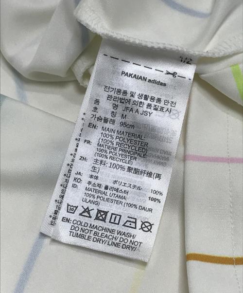 adidas（アディダス）adidas (アディダス) ゲームシャツ アイボリー サイズ:Mの古着・服飾アイテム