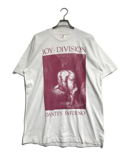 バンドTシャツ（バンドTシャツ）バンドTシャツ (バンドTシャツ) 90s JOY・DIVISION(ジョイ・ディヴィジョン) バンドTシャツ ホワイト サイズ:XLの古着・服飾アイテム