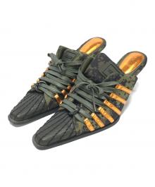 YELLO（イエロ）の古着「MA-1 SNEAKER MULES」｜グリーン