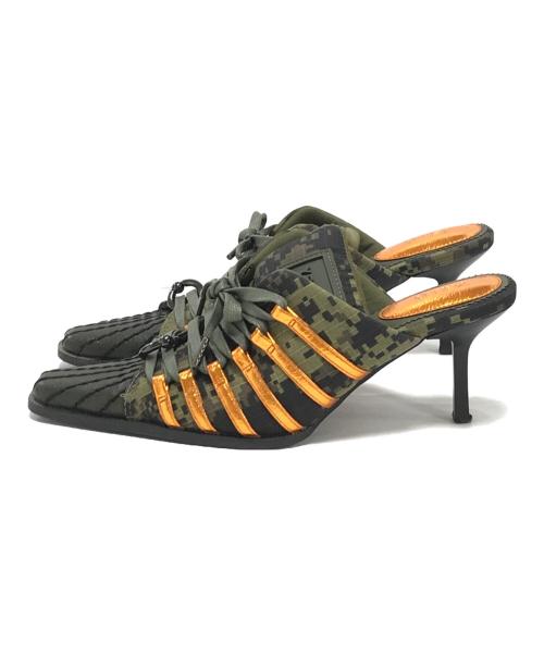 YELLO（イエロ）YELLO (イエロ) MA-1 SNEAKER MULES グリーン サイズ:Lの古着・服飾アイテム