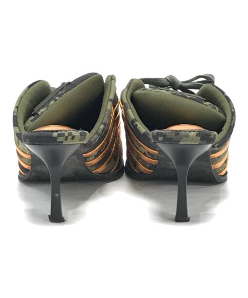 YELLO（イエロ）YELLO (イエロ) MA-1 SNEAKER MULES グリーン サイズ:Lの古着・服飾アイテム