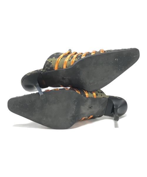 YELLO（イエロ）YELLO (イエロ) MA-1 SNEAKER MULES グリーン サイズ:Lの古着・服飾アイテム