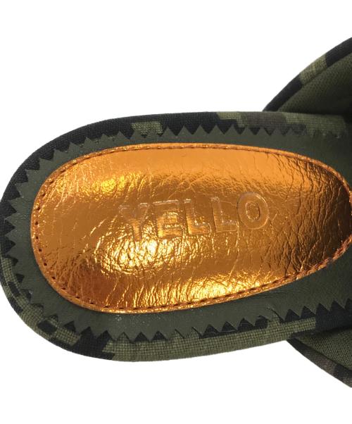YELLO（イエロ）YELLO (イエロ) MA-1 SNEAKER MULES グリーン サイズ:Lの古着・服飾アイテム