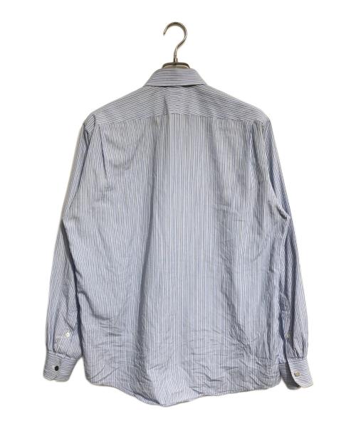 HERMES（エルメス）HERMES (エルメス) ストライプシャツ スカイブルー サイズ:41の古着・服飾アイテム