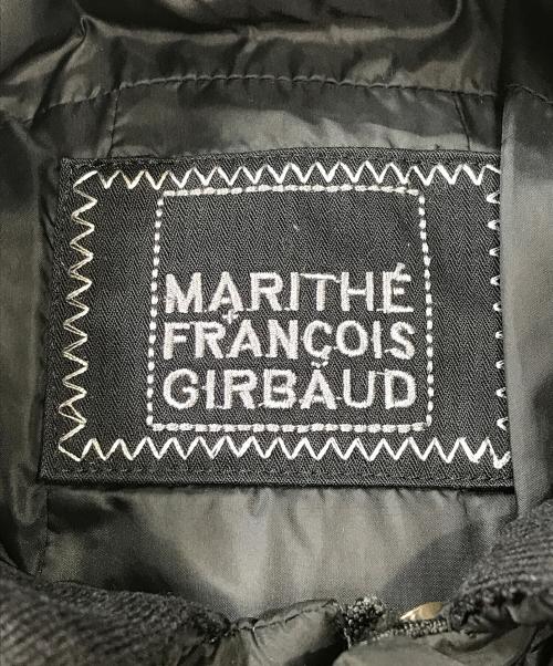MARITHE+FRANCOIS GIRBAUD（マリテフランソワジルボー）MARITHE+FRANCOIS GIRBAUD (マリテフランソワジルボー) ダブルジップダウンジャケット ブラック サイズ:Lの古着・服飾アイテム