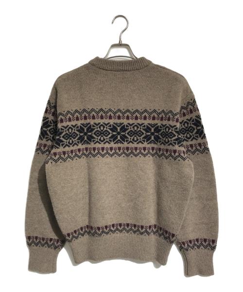 HERILL（ヘリル）HERILL (ヘリル) Blacksheep Snow RaggSweater ブラウン サイズ:表記なしの古着・服飾アイテム