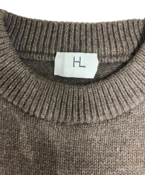 HERILL（ヘリル）HERILL (ヘリル) Blacksheep Snow RaggSweater ブラウン サイズ:表記なしの古着・服飾アイテム
