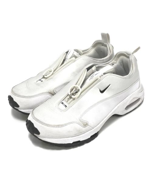 NIKE（ナイキ）NIKE (ナイキ) COMME des GARCONS HOMME PLUS (コムデギャルソンオムプリュス) ローカットスニーカー ホワイト サイズ:US9/UK8/EUR42.5/cm27/BR40.5/CN270の古着・服飾アイテム
