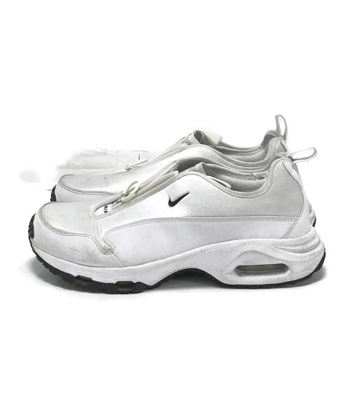 NIKE（ナイキ）NIKE (ナイキ) COMME des GARCONS HOMME PLUS (コムデギャルソンオムプリュス) ローカットスニーカー ホワイト サイズ:US9/UK8/EUR42.5/cm27/BR40.5/CN270の古着・服飾アイテム