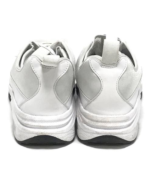 NIKE（ナイキ）NIKE (ナイキ) COMME des GARCONS HOMME PLUS (コムデギャルソンオムプリュス) ローカットスニーカー ホワイト サイズ:US9/UK8/EUR42.5/cm27/BR40.5/CN270の古着・服飾アイテム
