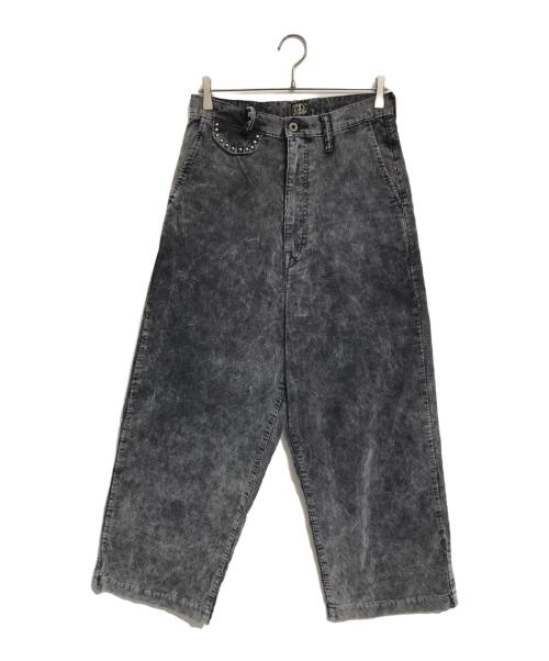 KAPITAL（キャピタル）KAPITAL (キャピタル) 14Wコーデュロイ ブギーデイポートバギーパンツ ブラック サイズ:1の古着・服飾アイテム