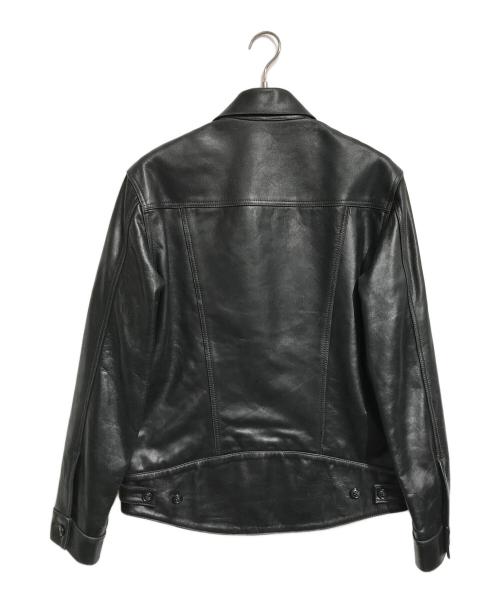 LEVI'S REDTAB（リーバイスレッドタブ）LEVI'S REDTAB (リーバイスレッドタブ) レザートラッカージャケット ブラック サイズ:Lの古着・服飾アイテム