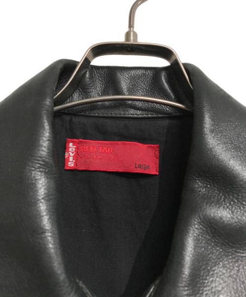 LEVI'S REDTAB（リーバイスレッドタブ）LEVI'S REDTAB (リーバイスレッドタブ) レザートラッカージャケット ブラック サイズ:Lの古着・服飾アイテム