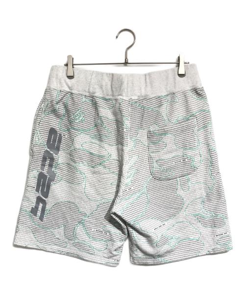 A BATHING APE（アベイシングエイプ）A BATHING APE (アベイシングエイプ) サルカモスウェットハーフパンツ グレー サイズ:XLの古着・服飾アイテム