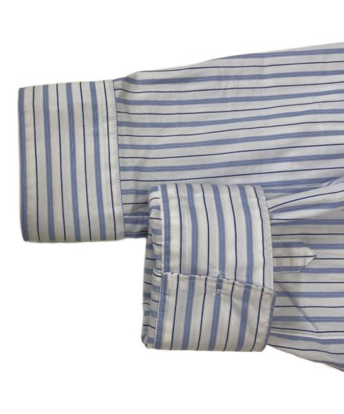 COMME des GARCONS SHIRT（コムデギャルソンシャツ）COMME des GARCONS SHIRT (コムデギャルソンシャツ) ストライプ パネルシャツ ホワイト サイズ:Sの古着・服飾アイテム