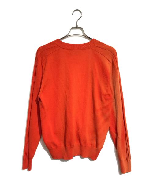 GUCCI（グッチ）GUCCI (グッチ) adidas Originals (アディダスオリジナル) GGソフトウールカーディガン オレンジ サイズ:Mの古着・服飾アイテム