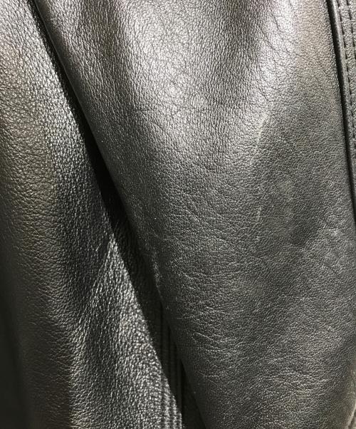 Schott（ショット）Schott (ショット) レザーカバーオール ブラック サイズ:Mの古着・服飾アイテム