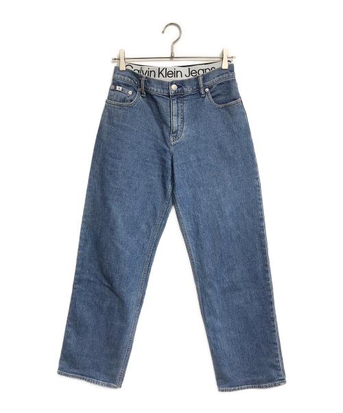 Calvin Klein（カルバンクライン）Calvin Klein (カルバンクライン) ローライズリラックスジーンズ インディゴ サイズ:25の古着・服飾アイテム