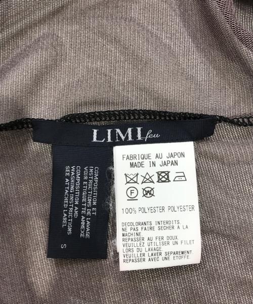 LIMI feu（リミフゥ）LIMI feu (リミフゥ) シアーS/Sカットソー ブラック サイズ:Sの古着・服飾アイテム