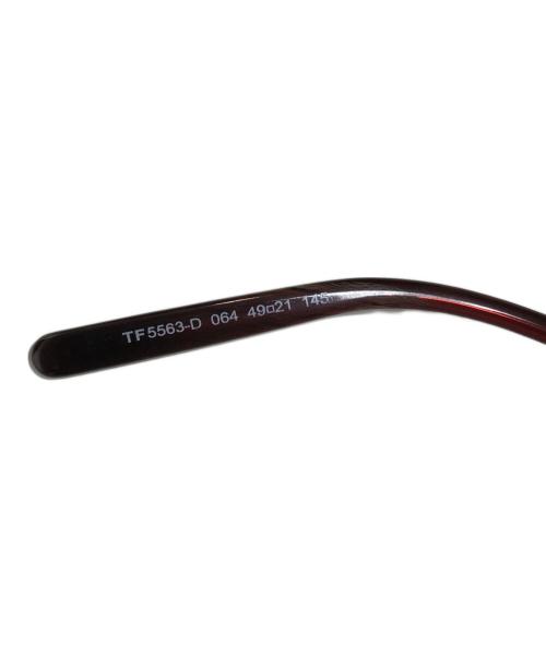 TOM FORD（トムフォード）TOM FORD (トムフォード) 眼鏡 ボルドー サイズ:49□21 145の古着・服飾アイテム