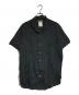 Yohji Yamamoto pour homme（ヨウジヤマモト プールオム）の古着「開襟ストライプロングシャツ」｜ブラック