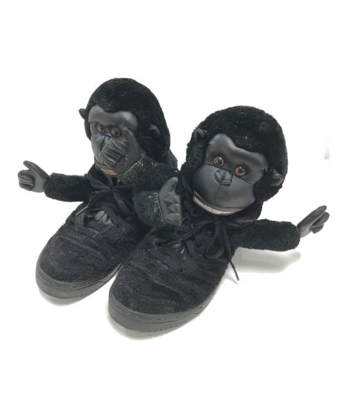adidas（アディダス）adidas (アディダス) JEREMY SCOTT (ジェレミー スコット) JS Gorilla ブラック サイズ:US10½/UK10/FR44 2/3/JP28.5の古着・服飾アイテム