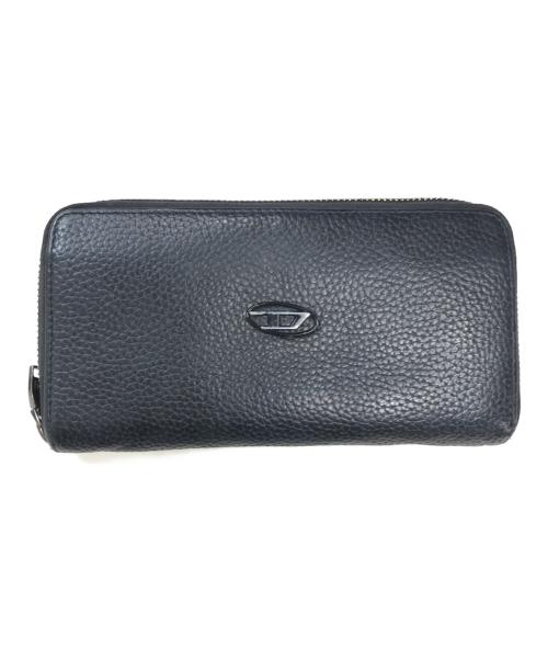 DIESEL（ディーゼル）DIESEL (ディーゼル) ラウンドファスナー財布 ブラック サイズ:表記なしの古着・服飾アイテム