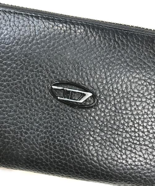 DIESEL（ディーゼル）DIESEL (ディーゼル) ラウンドファスナー財布 ブラック サイズ:表記なしの古着・服飾アイテム