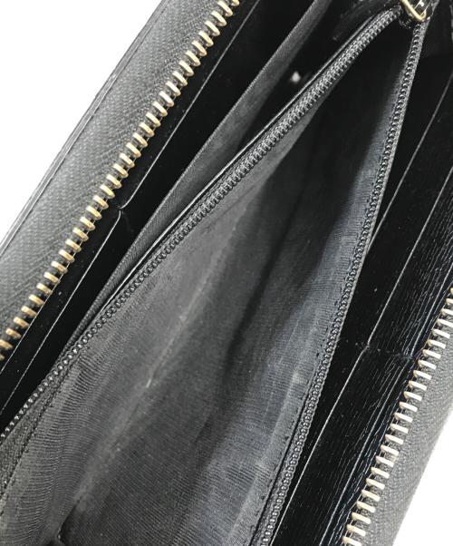 GUCCI（グッチ）GUCCI (グッチ) スネークラウンドジップウォレット ブラック サイズ:表記なしの古着・服飾アイテム