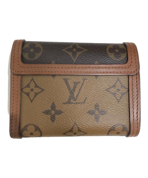 LOUIS VUITTON（ルイ ヴィトン）LOUIS VUITTON (ルイ ヴィトン) ポルトフォイユ・ドーフィーヌ コンパクト ブラウン サイズ:表記なしの古着・服飾アイテム