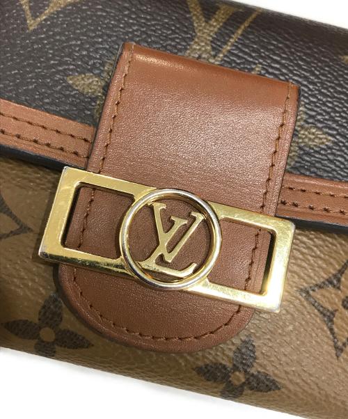 LOUIS VUITTON（ルイ ヴィトン）LOUIS VUITTON (ルイ ヴィトン) ポルトフォイユ・ドーフィーヌ コンパクト ブラウン サイズ:表記なしの古着・服飾アイテム