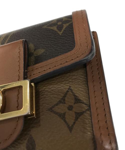 LOUIS VUITTON（ルイ ヴィトン）LOUIS VUITTON (ルイ ヴィトン) ポルトフォイユ・ドーフィーヌ コンパクト ブラウン サイズ:表記なしの古着・服飾アイテム