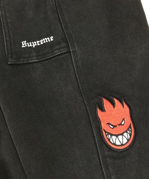 SUPREME（シュプリーム）Supreme (シュプリーム) SPITFIRE (スピットファイア) Double Knee Painter Pant ブラック サイズ:34の古着・服飾アイテム
