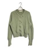 OUR LEGACYアワーレガシー）の古着「Zip Wrap Cardigan」｜黄緑