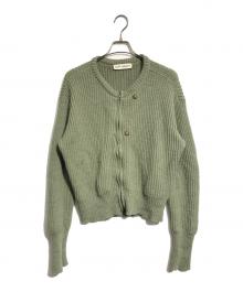 OUR LEGACY（アワーレガシー）の古着「Zip Wrap Cardigan」｜黄緑