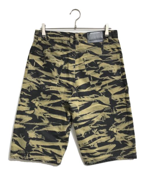 ALEXANDER WANG（アレキサンダー・ワン）ALEXANDER WANG (アレキサンダー・ワン) カモフラバギーハーフパンツ ブラック×ベージュ サイズ:28の古着・服飾アイテム