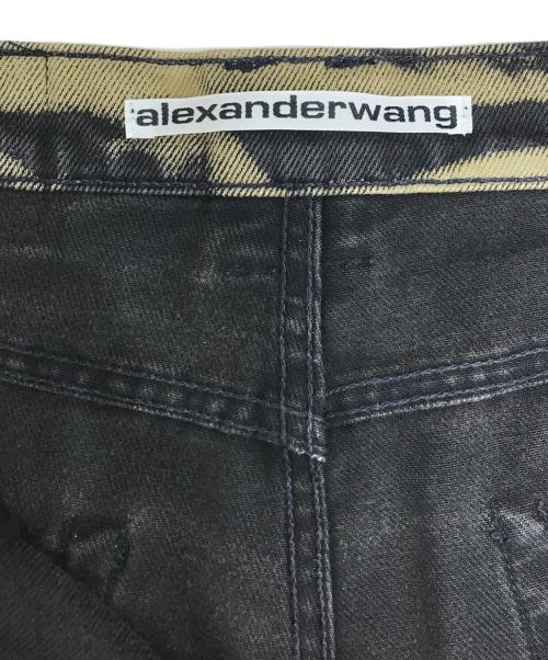 ALEXANDER WANG（アレキサンダー・ワン）ALEXANDER WANG (アレキサンダー・ワン) カモフラバギーハーフパンツ ブラック×ベージュ サイズ:28の古着・服飾アイテム