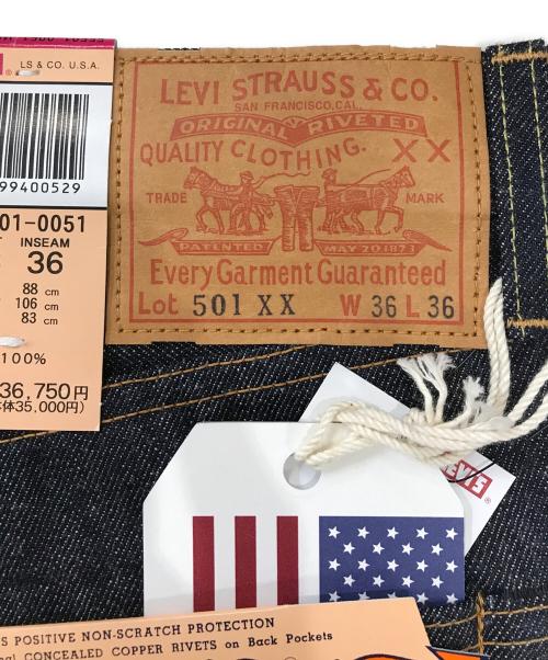 LEVI'S（リーバイス）LEVI'S (リーバイス) 復刻デニムパンツ インディゴ サイズ:W36 L36 未使用品の古着・服飾アイテム