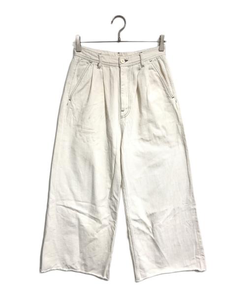 MM6（エムエムシックス）MM6 (エムエムシックス) パンツ ホワイト サイズ:42の古着・服飾アイテム