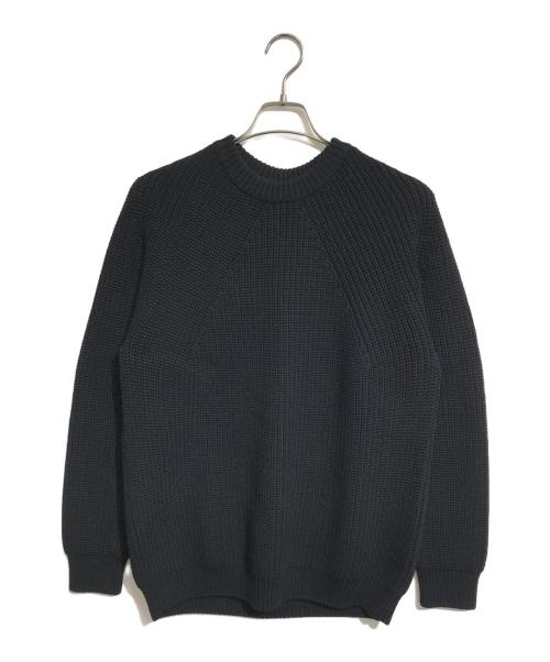 BATONER（バトナ―）BATONER (バトナ―) SIGNATURE CREW NECK ブラック サイズ:2の古着・服飾アイテム