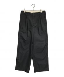 Abelia Edoward goucha（アベリア エドワード ゴウチャ）の古着「Baseball Slacks」｜ブラック