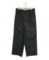 Abelia Edoward goucha（アベリア エドワード ゴウチャ）の古着「Baseball Slacks」｜ブラック