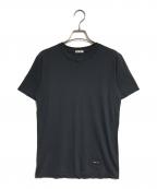 MIU MIUミュウミュウ）の古着「裾ロゴTシャツ」｜ネイビー
