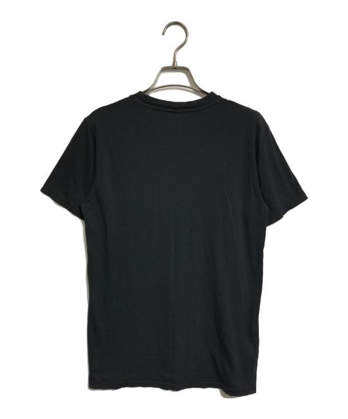 MIU MIU（ミュウミュウ）MIU MIU (ミュウミュウ) 裾ロゴTシャツ ネイビー サイズ:Sの古着・服飾アイテム
